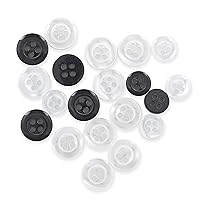 Dritz, Assorted, 9 & 11mm, 20 pcs Shirt Buttons, Count