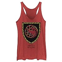 Fifth Sun House of The Dragon Targaryen Shield Women's Racerback Tank Top