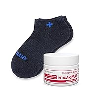 emuaid EMUAIDMAX Nail Fungus Travel Companion - EMUAIDMAX Maximum Strength 0.5oz with Silver Ionic Socks is Suitable for Nail Fungus and Athlete’s Foot