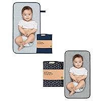Keababies Portable Diaper Changing Pad - Waterproof Foldable Baby Changing Mat - Travel Diaper Change Mat - Lightweight Changing Pads for Baby - Baby Changer - Machine Washable