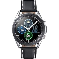 SAMSUNG Galaxy Watch 3 (41mm, GPS, Bluetooth, Unlocked LTE) Smart Watch with Advanced Health Monitoring, Fitness Tracking, and Long lasting Battery - Mystic Silver (US Version)