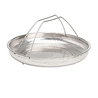 Goodful All-In-One Pan Steamer Basket, Premium Stainless Steel Construction, Dishwasher Safe, Perfect for Steaming Vegetables, Full Handle for Easy Use