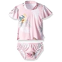 Seafolly Girls' Baby Rashguard Swimsuit Set