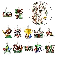 Set Of 12 Football Party Decorations Create Authentic Super Football Atmospheres At Parties For Sports Game Lovers Football Party Decorations