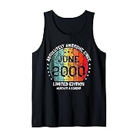 Absolutely Awesome Since June 2000 Man Woman Birthday Tank Top
