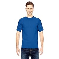 Bayside Men's American made cotton Basic T-Shirt, ROYAL, XXX-Large