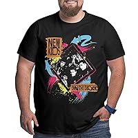 New-Kids On The-Block Big Size Cotton Comfortable and Breathable Men's T-Shirt