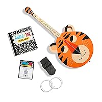 Tiger Guitar - The Easiest Way to Start and Learn Guitar - 1 Stringed Toy Instrument for Kids Perfect Intro to Music for Young Kids Ages 3 and up - from Buffalo Games