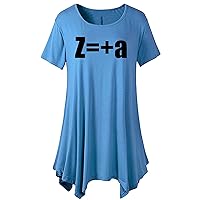 FLITAY Women Casual Loose Blouses Short Sleeve Lightweight Tops Plus Size Solid Color Shirts