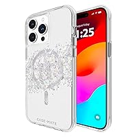 Case-Mate iPhone 15 Pro Max Case - Touch of Pearl [12ft Drop Protection] [Compatible with MagSafe] Magnetic Cover with Cute Bling Sparkle for iPhone 15 Pro Max 6.7