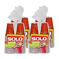 SOLO Original Red 18oz Plastic Party Cups, 100ct