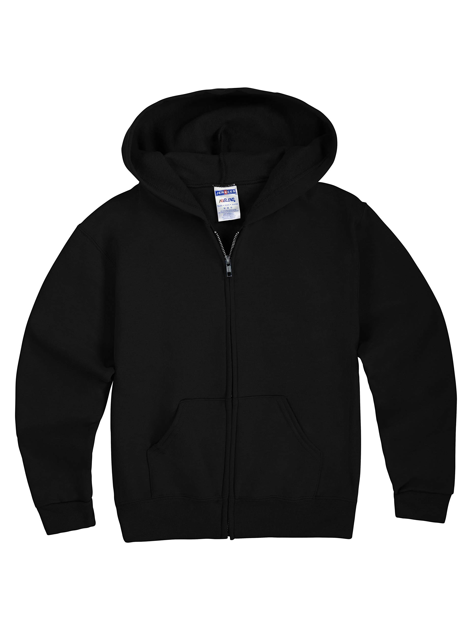 JERZEES Youth Nublend Fleece Sweatshirts & Hoodies, Cotton Blend, Sizes S-XL