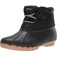 Skechers Women's Hampshire Ridge-Mid Quilted Lace Up Duck Boot with Waterproof Outsole Rain