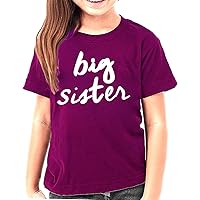Queen Apparel- Big Sister Shirt-Soft 100% Cotton Girls Shirt Kids