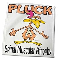 3dRose Chicken Pluck Spinal Muscular Atrophy Awareness Ribbon Cause Design - Towels (twl-114898-3)