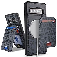 Ｈａｖａｙａ for Galaxy S10 case Wallet magsafe Compatible Samsung Galaxy S10 case Magnetic with Card Holder 6.1
