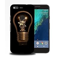 Cool Hipster Lightbulb in Dark #4 Phone CASE Cover for Google Pixel