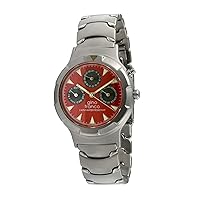 Men's Multi-Function Watch - Round Round Stainless Steel Case with Bracelet