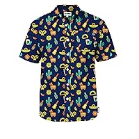 Tipsy Elves Hawaiian Shirts for Men - Men’s Casual Beach Summer Shirts - Stretch Fabric with Modern Fit