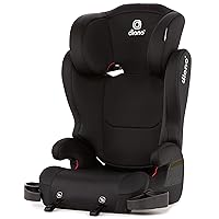 Cambria 2 XL, Dual Latch Connectors, 2-in-1 Belt Positioning Booster Seat, High-Back to Backless Booster, Space and Room to Grow, 7 Headrest Positions, 8 Years 1 Booster Seat, Black