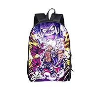 Boy/Girl Anime Backpack Cosplay Cartoon Backpacks 3d Printing Large Travel Bag Lightweight Casual Daypacks C-One Size