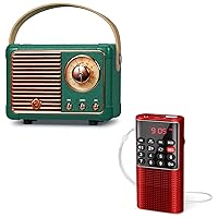 PRUNUS J-328 Mini Portable Pocket FM Radio MP3 Walkman Radio,PRUNUS J-999 Portable Retro Bluetooth Speaker