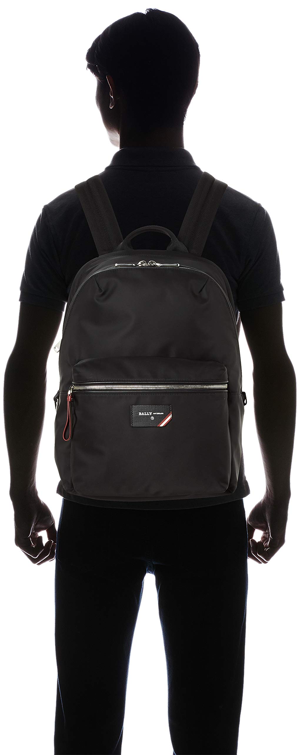 BALLY(バリー) Men's Backpack, Black (Black 19-3911tcx)