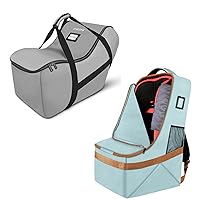 YOREPEK Car Seat Travel Bag,Padded Car Seat Bags for Air Travel with Protective Feet, Infant Car Seat Travel Bag Compatible with All Nuna Pipa Car Seat and Base, Chicco KeyFit 30 and Base
