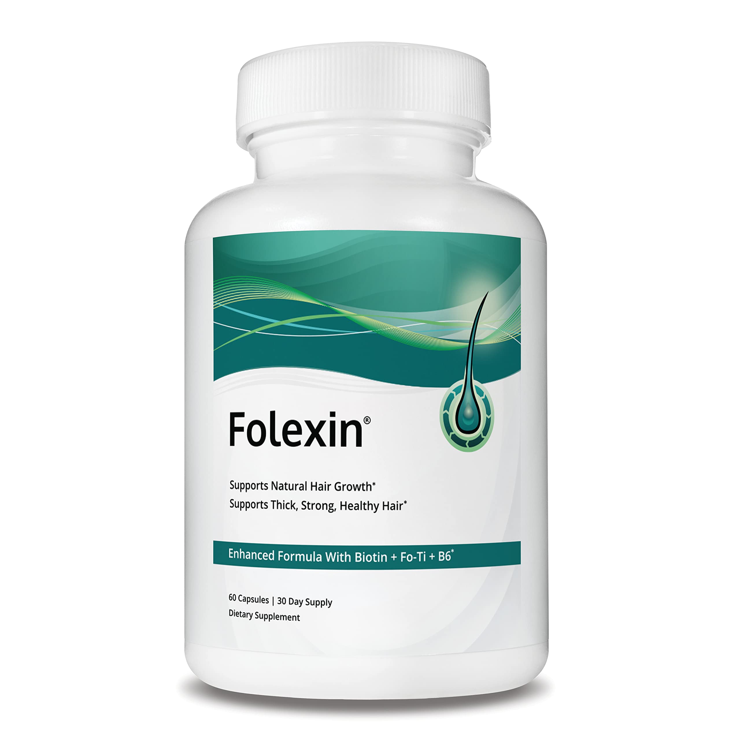 Mua Folexin Hair Growth Support Supplement for Women & Men with Biotin,  Vitamin B6 & Other Hair Vitamins for Thicker Hair Growth & Hair Health  Support. 60 Capsules trên Amazon Mỹ chính