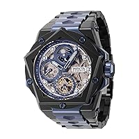 Invicta Men's Helios 54mm Stainless Steel Automatic Watch, Dark Blue (Model: 44603)