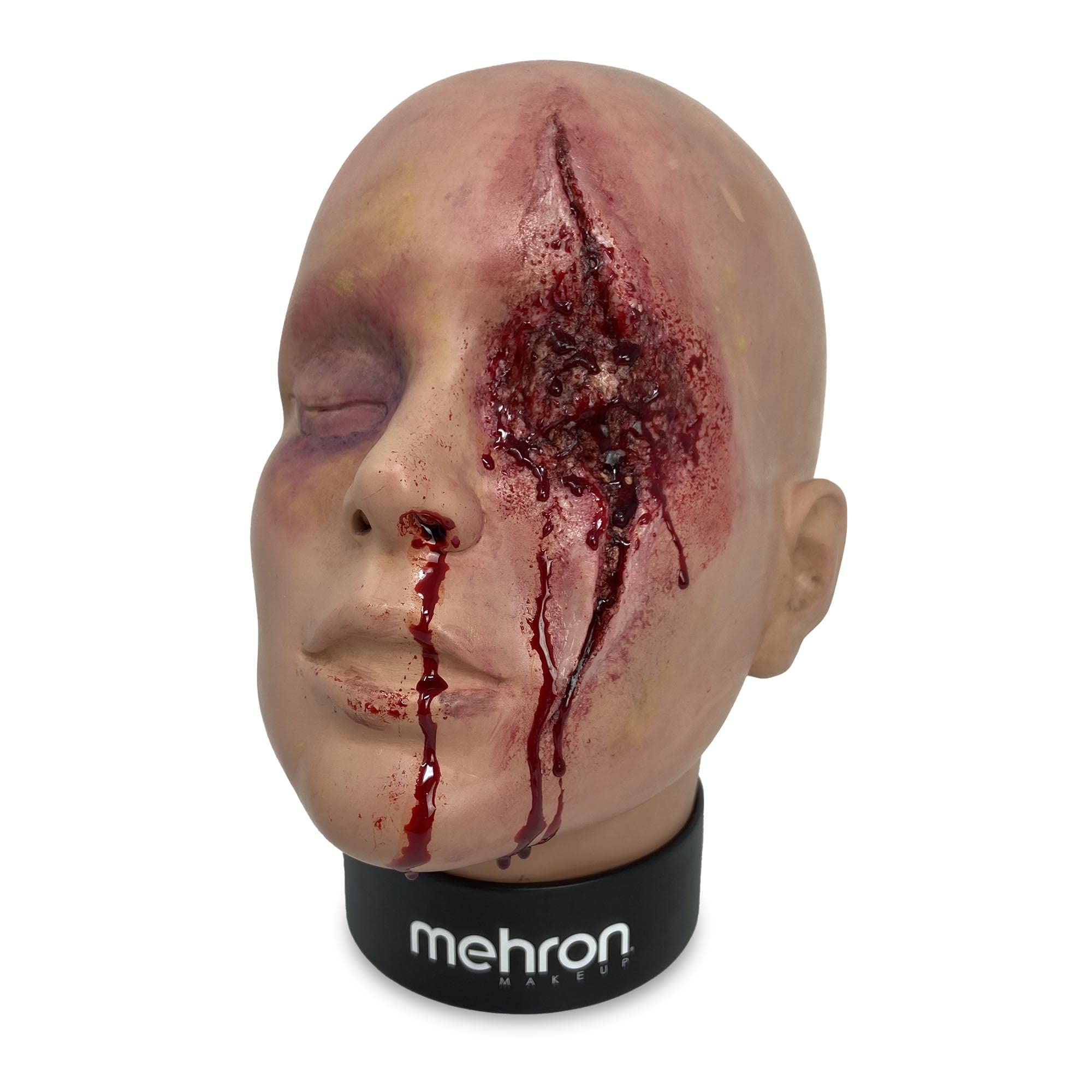 Mehron Makeup Practice Head |Makeup Practice Face| Mannequin Head for Makeup Practice, Special FX, & Face Painting for Students