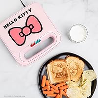 Uncanny Brands Hello Kitty Grilled Cheese Maker- Panini Press and Compact Indoor Grill
