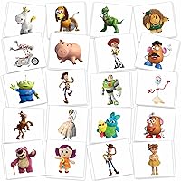60 Pcs Toy Temporary Tattoos for Kids Storys Party Favors Storys Birthday Party Decorations