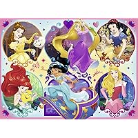 Ravensburger 10796 Disney Princesses - 100 Piece Jigsaw Puzzle for Kids – Every Piece is Unique, Pieces Fit Together Perfectly