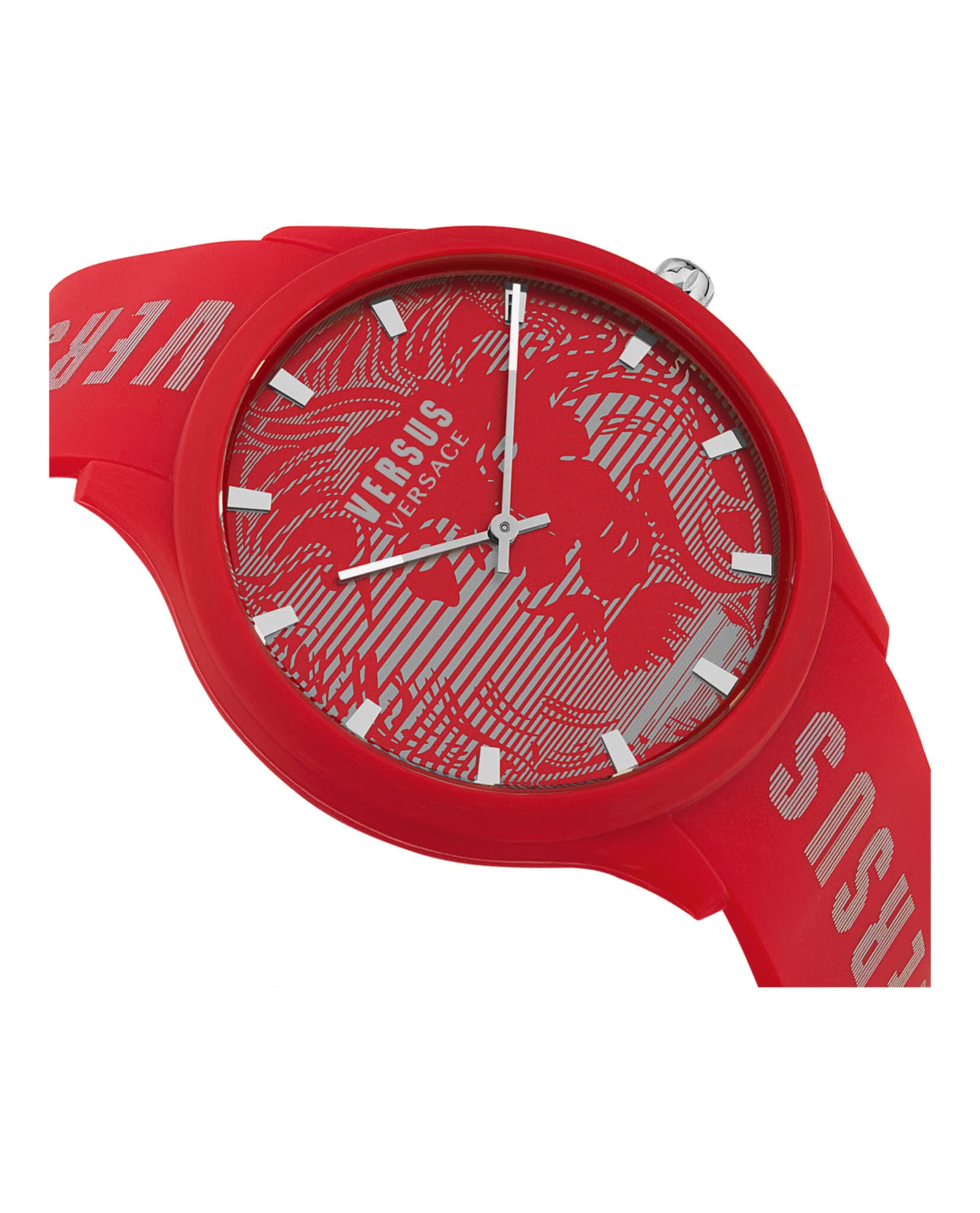 Versus Versace Domus Collection Mens Watch Featuring Sporty Adjustable Silicone Strap