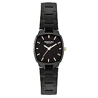 Kenneth Cole New York Women's Classic Stainless Steel Japanese-Quartz Watch with Stainless-Steel Strap, Black, 13.5 (Model: KC50893004)