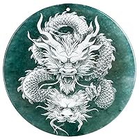 Men's Pendants and Women's Pendants Boutique Jadeite Hisui Jade Grade A Gemstone Zodiac Made Horoscope Animal Sign Pendant, Pendant Amulet Fine Polishing