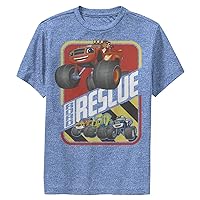 Nickelodeon Blaze and The Monster Machines Road Rescue Boys Short Sleeve Tee Shirt