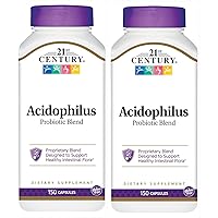 Acidophilus Probiotic Blend Capsules, 150-Count (Pack of 2)