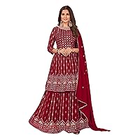 sharara suit for women - Indian Dresses for Women - Pakistani Dresses for Women - Salwar Kameez for Women