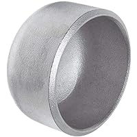 Qiangcui Stainless Steel 304/304L Pipe Fitting, Cap, Butt-Weld, Schedule 10, 1-1/234;//1 (Size : 2 Inch) 1.5 Inch (Size : 6 Inch)