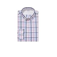 IZOD Men's Dress Shirt Slim Fit Stretch Fx Cooling Collar Check