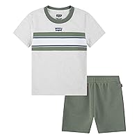 Levi's Boys Graphic T-shirt and Shorts 2-piece Outfit SetSet