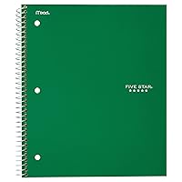 Spiral Notebook, 1 Subject, College Ruled Paper, 100 Sheets, 11