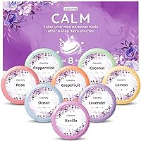 CalmNFiz Shower Steamers Aromatherapy 8 Pack Bath Bombs Essential Oil Self Care Gift for Women and Men, for Valentine's Day, Mother's Day, Birthday