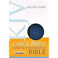 KJV Large Print Compact Reference Bible, with Magnetic Flap (Flexisoft, Blue, Red Letter) KJV Large Print Compact Reference Bible, with Magnetic Flap (Flexisoft, Blue, Red Letter) Imitation Leather