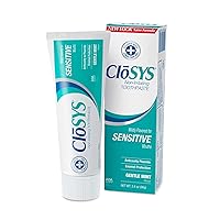 Fluoride Toothpaste, 3.4 Ounce, Travel Size, Gentle Mint, TSA Compliant, Whitening, Enamel Protection, Sulfate Free