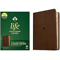 NLT Life Application Study Bible, Third Edition, Large Print (LeatherLike, Rustic Brown Leaf, Red Letter) NLT Life Application Study Bible, Third Edition, Large Print (LeatherLike, Rustic Brown Leaf, Red Letter) Imitation Leather Paperback Product Bundle