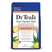 Dr Teal's Pure Epsom Salt, Stress Relief with Essential Oils, 3 lbs