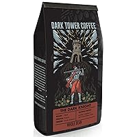 Dark Tower Dark Knight Whole Beans Dark Roast Coffee - Low Acid Dark Roast Coffee Beans, 100% Arabica Specialty Whole Coffee Beans Dark Roast (10 ounce/Whole Beans)